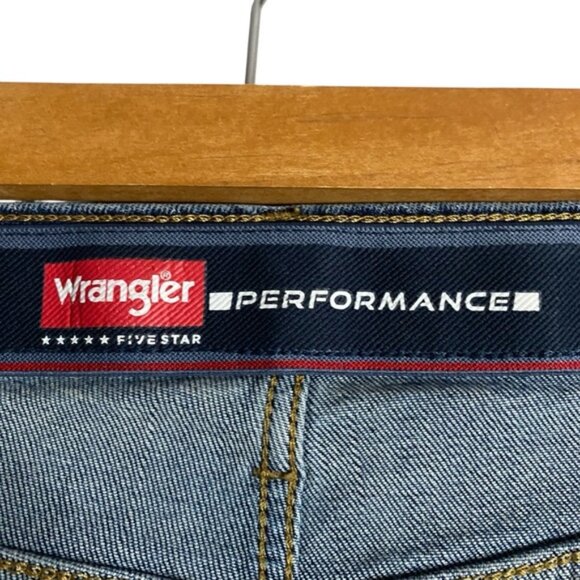 Wrangler 5-Star Performance Men's Straight Leg Denim Jeans - Picture 4 of 8
